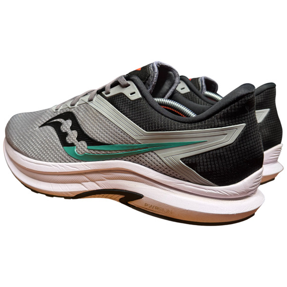 SAUCONY Axon Men's 13 Road Running Shoes Alloy Black Grey Sneakers Comfort - Picture 6 of 16